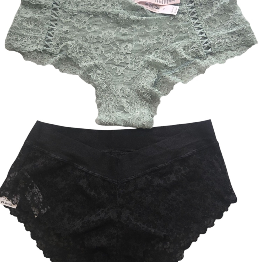 Victoria's Secret Panties Cheeky Set of 2 in Size M NWT